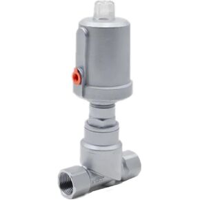 1PCS Angle seat Valve Internal Thread Pneumatic steam Stainless Steel 304 Head T-Type Water Valve Cut-Off Dryer Drum Valve(3/4",Single Acting) in Kuwait