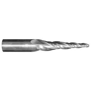 1/4" Tip Dia. x 3-1/4" Flute Length - Solid Carbide Tapered End Mill - 2 Degree Per Side, Ball End in Saudi Arabia