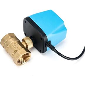 1PCS 1/2" 3/4" 1" 2" Normally Closed Ball Valve 220V 12V 24V 2 Wire Brass Ball Valve Replacement Solenoid Valve(1-1/4",12VDC_Closed) in Kuwait