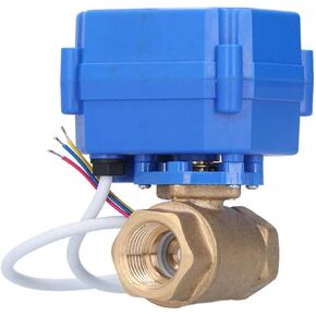 DN15 DC12V Mini Ball Valve Brass 3 Wire 2 Control Mode Integrated Motorized Ball Valve Hydraulic Equipment in Kuwait