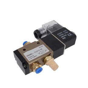 3V210-08 3 Way 2 Position Pneumatic Solenoid Valve, Normally Closed, 1/4" Port, 12V/24V DC & 220V AC(4mm,3V210-08NC AC220V) in Kuwait