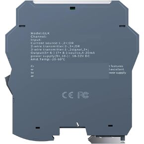 4-20mA 0-10V 1-5V 1 في 4 خارج 35 مم DIN السكك الحديدية عالية الدقة إشارة المعزل (الإخراج 1-5V، الإدخال 0-20mA) in Kuwait
