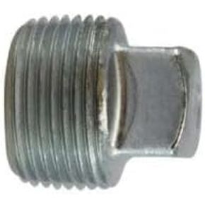 MIDLAND INDUSTRIES 66672 Square Head Plug, 3/8 in MNPT, Steel, Zinc-Plated in Saudi Arabia