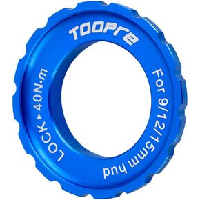 حلقة قفل دوارة مركزية للدراجة، حلقة قفل خارجية من سبائك الألومنيوم باستخدام الحاسب الآلي لدوارات فرامل القرص، متوافقة مع محاور المحور 9 مم QR، 12 مم 15 مم، عزم دوران 40 نيوتن متر، أحمر in Kuwait