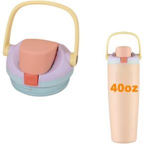 Replacement Lid Compatible with Owala FreeSip Sway 30oz 40oz Water Bottle (Black, For Owala Sway 40oz) in Saudi Arabia
