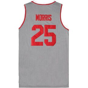 قميص جيرسي لكرة السلة رقم 25 Morris Vintage Throwback للرجال مُخيط in Kuwait