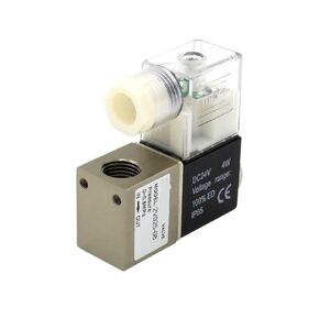 2V025-08 Normally Open Solenoid Valve, 2 Way 2 Position, 1/4" BSP, 12V/24V/220V AC/DC, Air Pneumatic Control Valve(2V025-08 DC24V,Without Fittings) in Kuwait