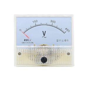 1 قطعة 85L1-V التناظرية التيار المتناوب الجهد إبرة عداد لوحة الفولتميتر 1V 2V 3V 5V 10V 15V 20V 30V 50V 75V 100V 150V 200V 300V 450V 500V (15V) in Kuwait