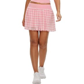 MEIVSO Women Tulle Flowy Tennis Skirt Floral Pickleball Skorts Pleated Golf Skirts in Saudi Arabia