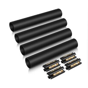 4 Sets Waterproof Underground Wire Splice Kit for Urying UF Wire Handles Within The Range of 14/3 to 8/3 Wires, 600 Volts Maximum Includes Connectors and Shrink Tube Electrical Cable in Kuwait