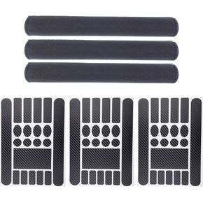 3 Pack Bike Frame Chain Protective Guard Pad and 3 Pieces Bicycle Chainstay Protector Decal in Saudi Arabia