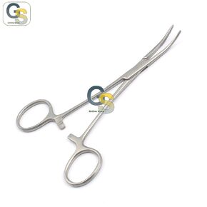 Dental Kelly Forceps Curved 14cm 5.5" Stainless Steel by G.S Online Store in Kuwait