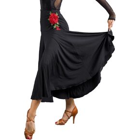 سلسلة Superstar: تنورة متأرجحة بتصميم احترافي لرقص الرقص اللاتيني G2206 in Kuwait