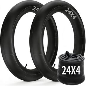 عبوتان من الأنابيب الداخلية للدراجة ذات الإطارات الدهنية، أنبوب دراجة عالي التحمل 20/24/26 X4.0، أنبوب داخلي مع صمام شريدر 32 مم للدراجة الإلكترونية لدراجة جبلية ثلجية in Kuwait