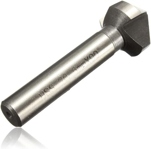 6 قطعة 60 درجة غاطسة HSS مثقاب الخشب 3 الناي الشطب القاطع نهاية مطحنة أداة مستديرة عرقوب Deburring مجموعة 6.3-20.5 مللي متر in Kuwait