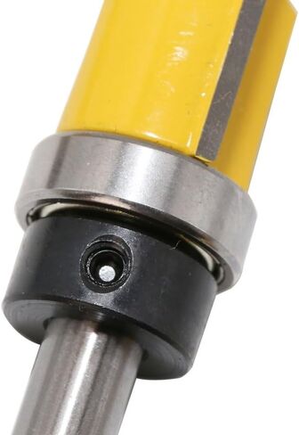 4 قطعة/المجموعة 8 مللي متر عرقوب نمط فلوش تقليم راوتر بت قالب المفصلي نقر بت مجموعة مستقيم نهاية مطحنة للخشب in Kuwait