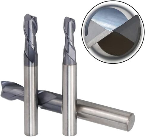 6 قطعة/8 قطعة كربيد شقة الأنف نهاية قاطعة الطاحونة CNC راوتر بت 2 الناي 1.5-12 مللي متر بت آلة طحن HRC45 Tunsten (8 قطعة 2-12 مللي متر مجموعة) in Kuwait