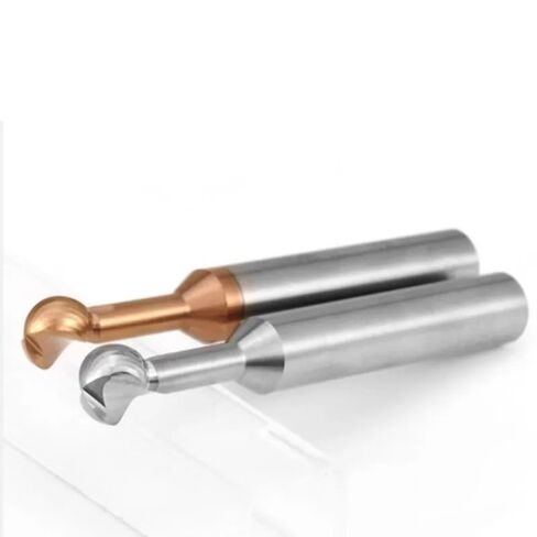 1 قطعة HRC58 الكرة T-شكل قوس قاطعة المطحنة R1-R6 الصلبة كربيد نهاية مطحنة أداة التصنيع باستخدام الحاسب الآلي (R4xD8x60Lx2F ، للألمنيوم) in Kuwait