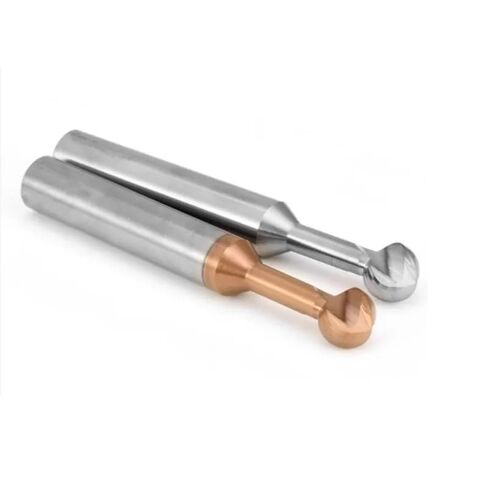 1 قطعة HRC58 الكرة T-شكل قوس قاطعة المطحنة R1-R6 الصلبة كربيد نهاية مطحنة أداة التصنيع باستخدام الحاسب الآلي (R4xD8x60Lx2F ، للألمنيوم) in Kuwait