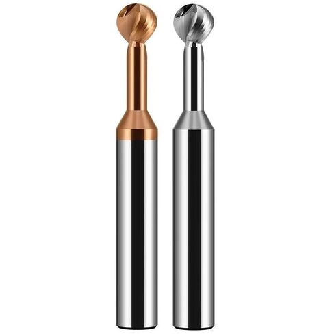 1 قطعة HRC58 الكرة T-شكل قوس قاطعة المطحنة R1-R6 الصلبة كربيد نهاية مطحنة أداة التصنيع باستخدام الحاسب الآلي (R4xD8x60Lx2F ، للألمنيوم) in Kuwait