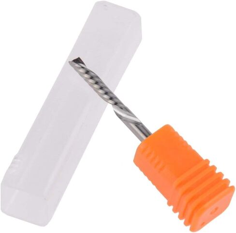 5 قطعة صعودا وهبوطا قطع 3.175X22mm اثنين من المزامير دوامة كربيد أداة 1 الناي نهاية مطحنة أدوات القطع بت على الآلات النظيفة الاكريليك/النجارة in Kuwait