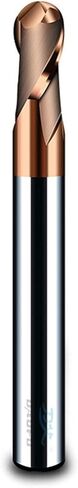 Carbide End Mill Cutter HRC65 Ball Nose 1 2 4 5 6 8 Mm 2Flutes Milling Alloy Coating Tungsten Steel Cutting Tool(R4.0x8dx75l) in Saudi Arabia