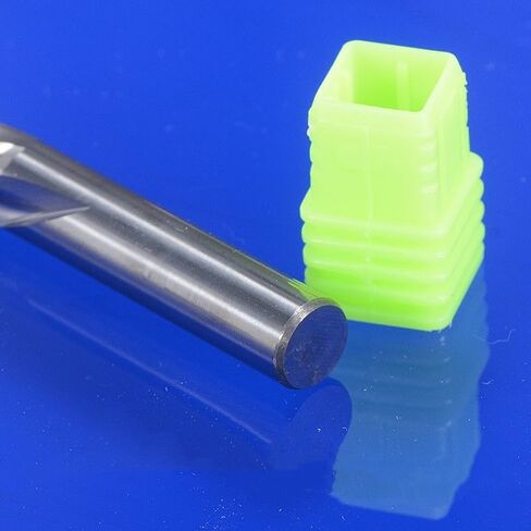 5 قطعة لقم التوجيه الحلزوني 3.175 مللي متر × 12 مللي متر × 38 مللي متر صعودا وهبوطا قطع اثنين من المزامير كربيد نهاية مطحنة لضغط قاطع خشب in Kuwait