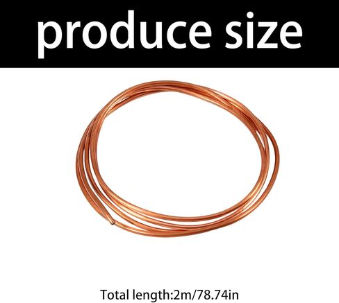 2M Seamless Copper Refrigeration Tubing Soft Coil for HVAC Systems and Craft Projects Meets ASTM B280 Standard in Saudi Arabia