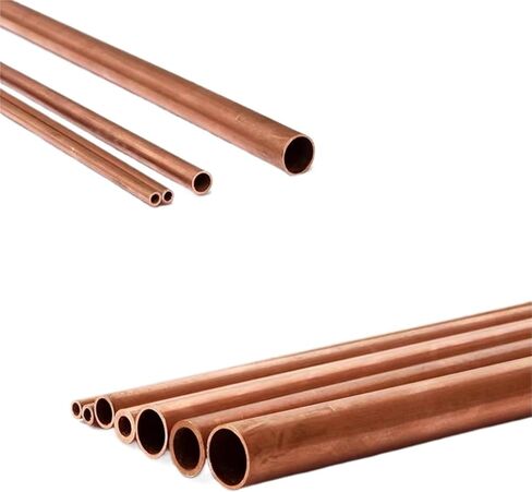 1PCS Red copper Tubes 1-16mm Internal Diameter 300mm/200mm/250mm Tube Brass Spacer Model Building diy toys accessories(2x1x300mm) in Kuwait