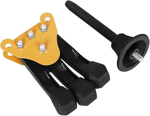 Ciieeo Foldable and Detachable Yellow Tripod Clarinet and Flute Stand with Thickened Legs, Portable Wind Instrument Holder Suitable for Musicians and Performances in Saudi Arabia