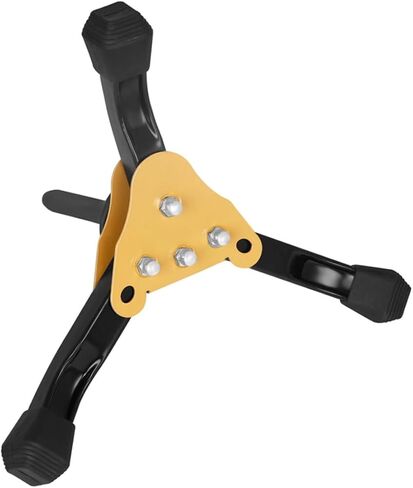 Mikinona Foldable Yellow Tripod Clarinet Stand Detachable Flute Holder Music Equipment Accessory Stable Wind Instrument Bracket for Travel and Stage Use in Saudi Arabia