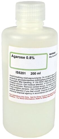 Innovating Science - 0.8% Agarose (200mL) - Melt-and-Pour Gel for DNA Fragment Separation in Saudi Arabia