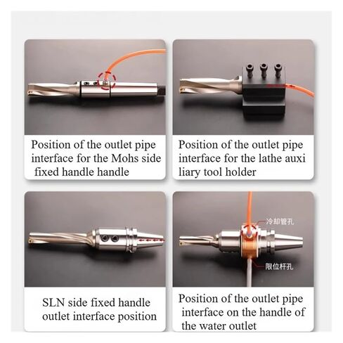 Indexable Drill Bit 1pcs U-Drilling Tool bar Lathe with Flat Bottomed U-Shaped Shallow deep Hole SP Water Jet Drill CNC Fast Drilling 2D 3D 4D 5D(4D,C32-D30.5-SP09) in Saudi Arabia