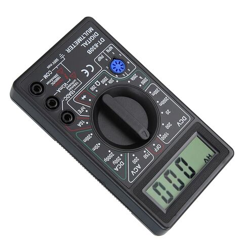 Digital Multimeter, DT-830B Multifunctional Portable LCD Digital Multimeter Amp Volt Ohm Tester Voltmeter Ohmmeter Meter for Laboratories, Factories in Saudi Arabia