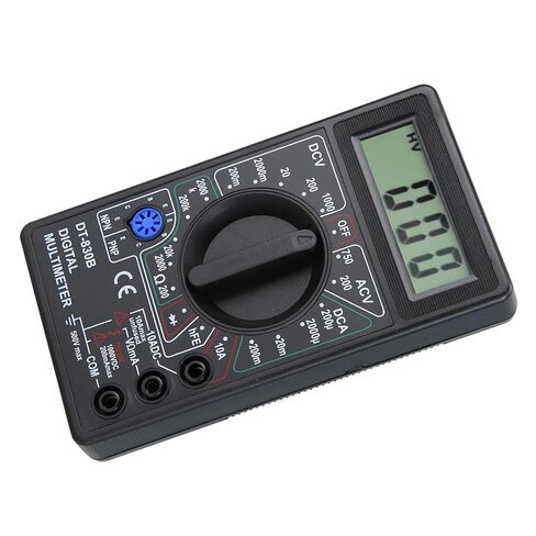 Digital Multimeter, DT-830B Multifunctional Portable LCD Digital Multimeter Amp Volt Ohm Tester Voltmeter Ohmmeter Meter for Laboratories, Factories in Saudi Arabia