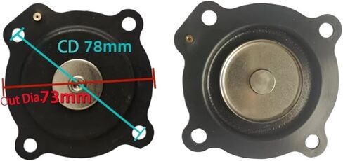 1PCS DMF/MCF-Z-25/40/62/76S NBR Material electromagnetic Pulse Valve Diaphragm Bag Type Right Angle Type(SV40T11) in Kuwait