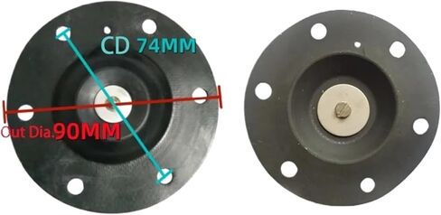 1PCS DMF/MCF-Z-25/40/62/76S NBR Material electromagnetic Pulse Valve Diaphragm Bag Type Right Angle Type(SV40T11) in Saudi Arabia