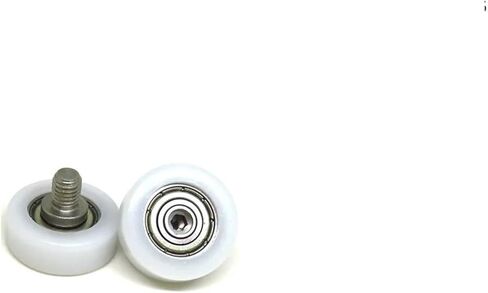 حزمة من 5 خيط خارجي من الفولاذ المقاوم للصدأ بقطر 22 مم ومحمل بوم رولر مطلي بالبلاستيك BS62522-7C2L8M6 عجلة توجيه نايلون مطلية بالبلاستيك (OD24 × W8 × M6) in Kuwait