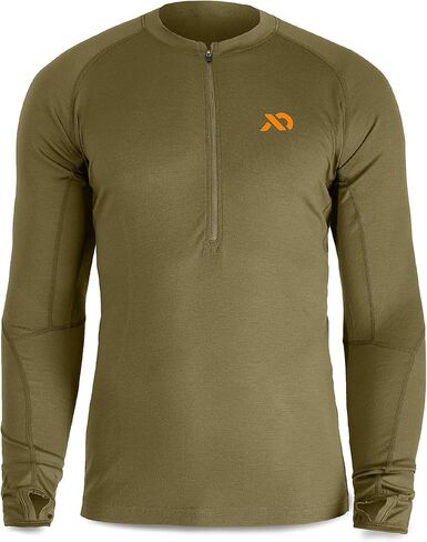 First Lite Men's Wick Quarter Zip - Ultralight Merino Wool Camo Hunting Baselayer in Saudi Arabia