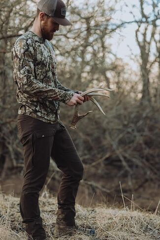 First Lite Men's Wick Quarter Zip - Ultralight Merino Wool Camo Hunting Baselayer in Saudi Arabia