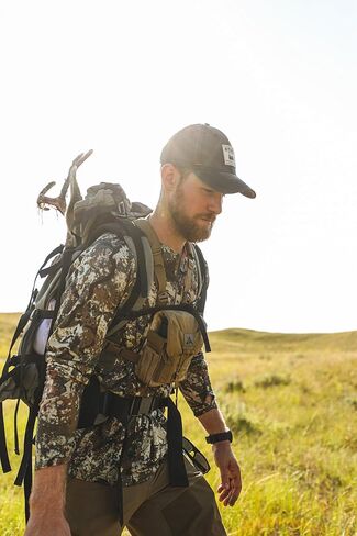 First Lite Men's Wick Quarter Zip - Ultralight Merino Wool Camo Hunting Baselayer in Saudi Arabia
