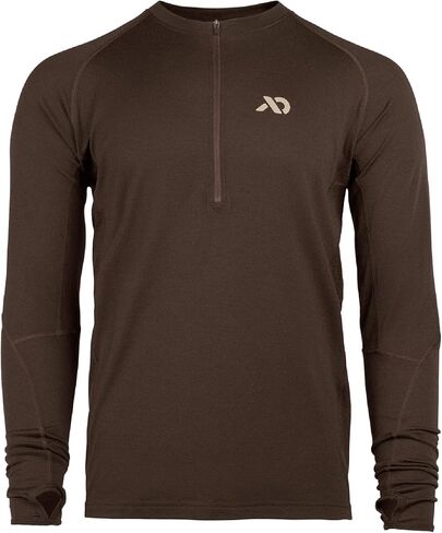 First Lite Men's Wick Quarter Zip - Ultralight Merino Wool Camo Hunting Baselayer in Saudi Arabia