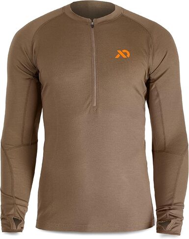 First Lite Men's Wick Quarter Zip - Ultralight Merino Wool Camo Hunting Baselayer in Saudi Arabia