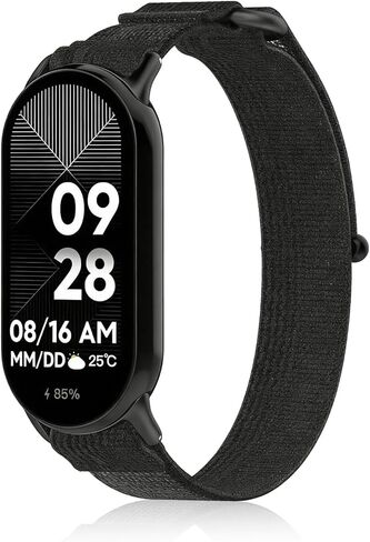 أربطة بديلة من النايلون متوافقة مع Xiao Mi Band 8(NFC)/9(NFC)/10(NFC)، أشرطة رياضية ناعمة ومسامية للنساء والرجال in Kuwait