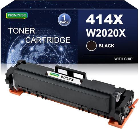 خرطوشة حبر صفراء 414A متوافقة مع HP 414A 414X W2022A W2022X لـ HP Color LaserJet Pro M454dn M454dw MFP M479dw M479fdn M479fdw in Kuwait