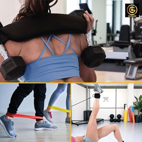 Hip Thrust Belt & Ankle Resistance Bands Set for Women – Glute Workout Kit with Padded Belt, Adjustable Ankle Straps & 5 Loop Bands – Booty Training Equipment for Home or Gym in Saudi Arabia