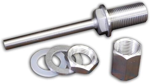 HomeBrew Solid Stainless Steel 100mm Weldless Thermowell 1/2"BSPT Thread for Thermometer Beer Brewing in Saudi Arabia