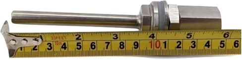 HomeBrew الصلبة الفولاذ المقاوم للصدأ 100mm Weldless Thermowell 1/2 "BSPT الموضوع لتخمير البيرة ميزان الحرارة in Kuwait