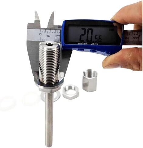 HomeBrew الصلبة الفولاذ المقاوم للصدأ 100mm Weldless Thermowell 1/2 "BSPT الموضوع لتخمير البيرة ميزان الحرارة in Kuwait