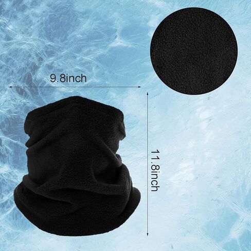 2 Pack Winter Neck Warmers Face Mask for Men Women Fleece Neck Gaiter Mask Face Cover Balaclava Scarf in Saudi Arabia